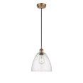 thumbnail image 3 of 516-1P-WPC-GBD-94 Innovations Lighting Ballston Bristol Glass 1 Light 9" Cord Hung Mini Pendant Brushed Brass/Seedy, 3 of 4