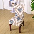 thumbnail image 2 of Stretch Dining Room Chair Slipcovers Spandex Fabric Removable Washable Chair Protector Cover for Dining Room, Hotel, Ceremony, Wedding, Party (Bb, 4 Per Set), 2 of 7
