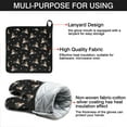 thumbnail image 7 of Australian Shepherd Dog and Footprints Kitchen Oven Mitt and Pot Holder Sets 2 Pcs for Baking, Cooking and Grilling, Heat Resistant Up To 392 °F, 7 of 7