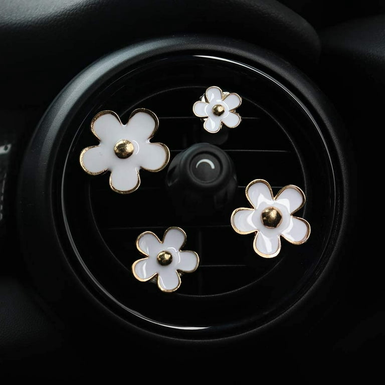 Daisy Flower Air Vent Clip Cute Car Accessories