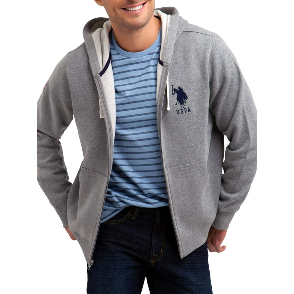 us polo assn zip sweater