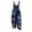 Dark Blue, variant on Fgvctg Womens Mardi Gras Jumpsuits Sleeveless Carnival Party Spaghetti Straps Overall Dressy Wide Leg Pant Mask Graphic Bib Overalls Romper Sprimg Pant With Pockets Black XXL
