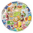 thumbnail image 1 of 60Pcs Retro Graffiti Stickers(Style 35) Waterproof Car Trunk Water Cup Refrigerator Stickers, 1 of 4