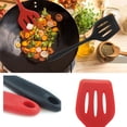 thumbnail image 3 of Juego de accesorios de cocina esenciales, espátula ranurada flexible antiadherente para cocinar, resistente al calor hasta 230 °C, diseño saludable que promueve el filtrado de aceite, herramientas, 3 of 5