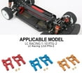 thumbnail image 4 of ZheElen 2pieces Stable Front Rear Upper Suspension Arm For LC Racing 1/10 PTG-2 Red, 4 of 6