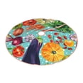 thumbnail image 2 of Bingfone Christmas Tree Skirt Mat Christmas Decoration Interior 36"-Vegetable, 2 of 8