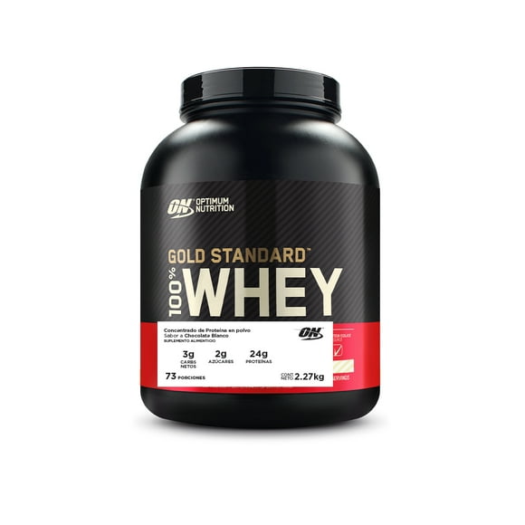 ON Gold Standard 100% Whey Sabor Chocolate blanco 5 LB Optimum Nutrition Fitness Town 1032610