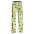 thumbnail image 5 of Women Christmas Pajamas Pants Print Wide Leg Pj Bottoms Cute Funny Lounge Sleepwear, 5 of 5