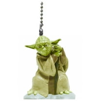 Yoda PVC Fan Lamp Light Pull Chain Figure Star Wars Figurine NEW Rare 3”