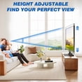 thumbnail image 4 of TAVR Furniture Universal TV Stand, Table Top TV Stand for Most 20 to 75 inch LCD LED TVs, Height Adjustable TV Stand Hold up to 150lbs, 4 of 7