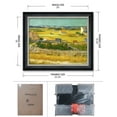 thumbnail image 6 of DECORARTS The Harvest by Van Gogh Framed Print 20x16" Art on Cotton Canvas Solid Wood Frame Giclee Print 23.25x19.25" Framed Size Wall Decor Artwork, 6 of 6