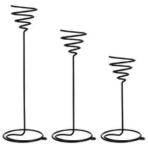 BusSunset 3pcs Tillandsia Stands Air Plant Holders Spiral Flower Displaying Stands Desktop Tillandsia Holder