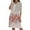 Gray, variant on Bxsruta Two Piece Outfits for Women Summer Fall Printed Round Neck Elegant A Line Sling Dress And Half Sleeve Cardigan Tops Set Suit Lounge Workout Sets for Women