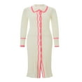 thumbnail image 3 of Knit Long Dress with Button Down and Lapel for Women, 3 of 9