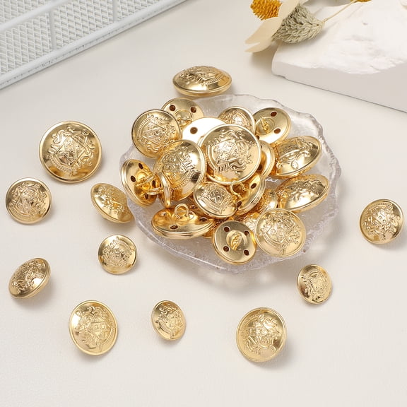40Pcs Blazer Buttons for Mens Suits Blazers Coats Metal Suit Buttons Set for Sewing Coats Suits Blazers