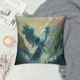 thumbnail image 2 of Orinice Bird Wings Mountains Graphic Decorative Cushion Throw Pillow Cover for Home Couch Living Room Bed Sofa - Short Plush 1PC 18x18in, 2 of 5