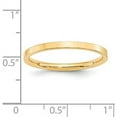thumbnail image 5 of Avariah Diamonds Solid 14k Yellow Gold 2.2mm Standard Weight Flat Comfort Fit Wedding Band Size 7 - Ring Size 7.0, 5 of 8