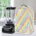 thumbnail image 5 of HELLHERO Rainbow Zebra Print Pouch Blender Cover with Univesal Multifunctional Polyester, 5 of 6