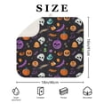 thumbnail image 4 of Halloween Skull Pumpkin Pattern Dish Drying Mat for Kitchen 1 Pack, Ultra Absorbent Microfiber Dishes Drainer Mats,16x18in(41x46cm), 4 of 6