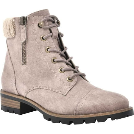 

Women s White Mountain Daisy Ankle Bootie Light Taupe Waxy Fabric 8 M