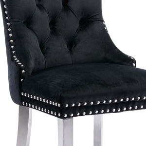 023 Black Velvet, Silver Legs
