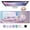 Cloud, variant on Cloud Wrist Rest Set for Keyboard and Mouse, Multi‑Purpose Wrist Support Pad with Drink Coaster for Computer Desktop