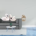 thumbnail image 2 of Figuras de cisnes de resina, escultura abstracta, adorno de pareja, centro de mesa, decoración artística moderna, ideal para bodas, fiestas, hogar y o, 2 of 8
