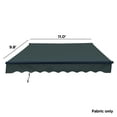 thumbnail image 3 of ALEKO Fabric Replacement for 12 x 10 feet Retractable Patio Awning Green, 3 of 6