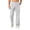 White, variant on Hvogkswy Linen Pants Men Button Zipper Closure Loose Fitted Straight Ankle Pants with Pockets Lightweight Comfy Outdoor Hiking Pants