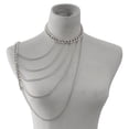 thumbnail image 2 of Cadena para el cuerpo Capas múltiples Un hombro Joyas es , A Blanco A Yinane Cadena del cuerpo, 2 of 8