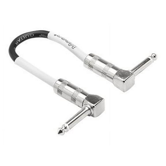 Hosa CPE-106 - Audio cable - mono jack male right-angled to mono jack male right-angled - 6 in - shielded