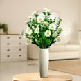 thumbnail image 6 of Gmogad Artificial Marigold Flower Arrangement 35cm - UV Resistant Outdoor Balcony Decor - Realistic Silk Chrysanthemums No Maintenance, 6 of 8