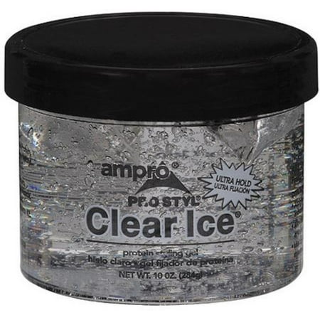 3 Pack - Ampro Clear Ice Protein Styling Gel, Ultra Hold 10