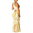 thumbnail image 1 of Vestidos Para Mujer Maxi Vestido de Moda Erógeno Sin Mangas Tie-Dye Estampado Señoras Cuello Halter Botón Vestido Largo Odeerbi ODB166287, 1 of 8