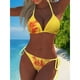 thumbnail image 5 of Trajes de baño para mujer Traje de baño de bikini sólido con almohadilla para el pecho para mujer Traje de baño dividido Bañador y faldas de baño Trajes de baño de 3 piezas para mujer, 5 of 6