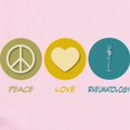 thumbnail image 2 of CafePress - Peace Love Rheumatology Infant Bodysuit - Baby Light Bodysuit, Size Newborn - 24 Months, 2 of 4