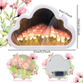 thumbnail image 3 of 2Sets Cloud Mirror Tulip Lamp Handmade DIY Tulip Night Light Simulation Flower Lights Room Decorations Pink, 3 of 6