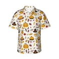 thumbnail image 1 of Balery Thanksgiving Camisas hawaianas de manga corta para hombre, camisas playeras de corte holgado, camisas de vacaciones con botones,XX-Large, 1 of 7