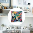 thumbnail image 5 of Acheng Pillow Covers Playful Toucans Tropical Foliage Decorative Pillowcase Square Cushion Cover Tropical Bird Toucan Throw Pillows for Couch Bed Sofa 12x12in, 5 of 7