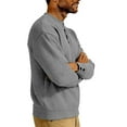 thumbnail image 6 of ZOYOEN Mens Henley Shirts with Snaps- Classic Long Sleeve Waffle Casual T Shirts Gray Size 2XL, 6 of 7