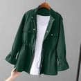 thumbnail image 2 of Women Long Sleeves Jacket Lightweight Zip Up Fall Coat with Four Pockets Casual Outdoor Hiking Jacket, 2 of 6