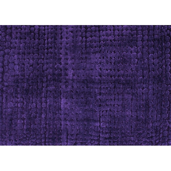 Ahgly Company Indoor Rectangle Oriental Purple Modern Area Rugs, 8' x 12'
