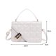 thumbnail image 3 of Bolsa de hombro geométrico de cuero vintage para mujer Mini cruzados (blanco) Likrtyny Para Estrenar, 3 of 9