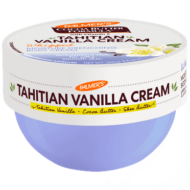 Palmer's Tahitian Vanilla Moisture Drenching Body Cream Hydrates and Protects Skin 8.8 oz