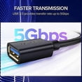 thumbnail image 1 of Type A UGREEN 90722 5m 5Gbps High Speed USB 3.0 Extension Cable for PS4/Xbox/USB Flash Drive/Printer, 1 of 4