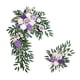 thumbnail image 2 of Plantas de decoración artificial Colcomx hojas violeta arco flores, 2 of 7