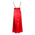 thumbnail image 3 of Gibobby Vestidos de fiesta largos de noche Tirantes de superficie de forja de verano con escote en V profundo sin espalda imagen media falda larga temperamento(Rojo,CH), 3 of 5