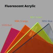 BuyPlastic L-111 Green Transparent Fluorescent Colored Acrylic Plexiglass Sheet , Choose Size and Thickness, 1/4 x 24 x 24, Plastic Plexi Glass for Crafts, Art, and More