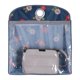 thumbnail image 3 of Bolso Mochila Bolsa de almacenamiento Armario Funda a prueba de polvo Manténgase limpio Organizador Flor azul oscuro, 3 of 8