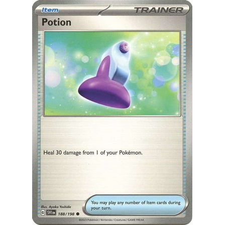 Pokemon Scarlet & Violet Base Set Common Potion #188